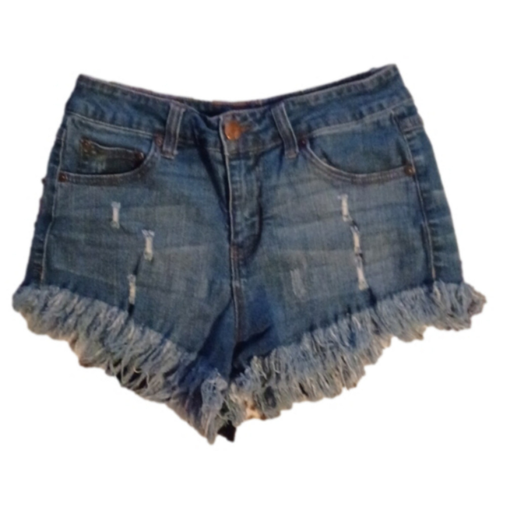ELAN JEAN SHORTS, SIZE MEDIUM.